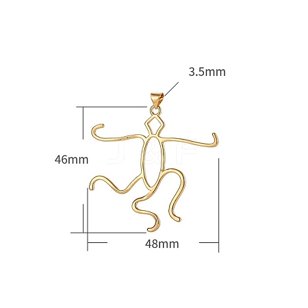 Brass Pendants Cabochon Setting PW-WG77390-06-1