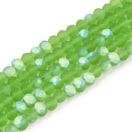 Transparent Glass Beads Strands EGLA-A044-T4mm-MB11-1