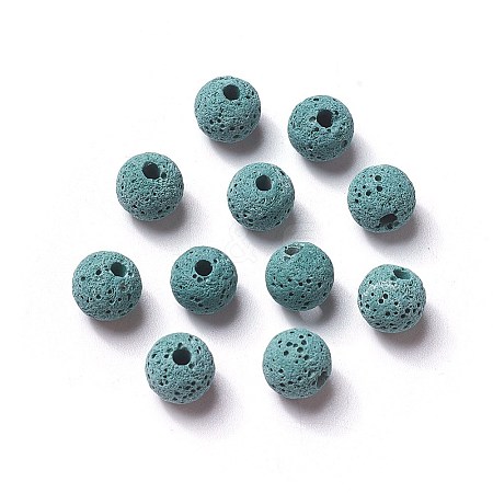 Unwaxed Natural Lava Rock Beads LS-X-G-F325-8mm-A05-1