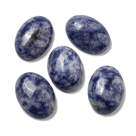 Natural Blue Spot Jasper Cabochons G-C115-01A-36-1