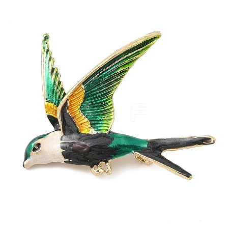 Bird Enamel Pins JEWB-S034-05G-C-1