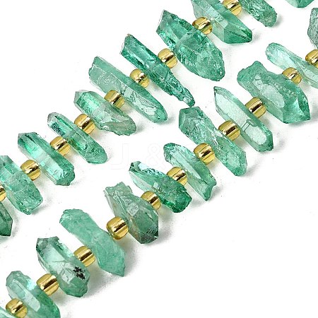 Natural Quartz Crystal Beads Strands G-F800-C19-1