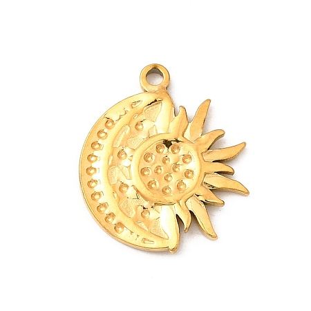304 Stainless Steel Pendants STAS-B094-14G-1