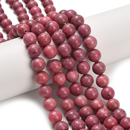 Natural Rhodonite Beads Strands G-F820-K06-10mm-1