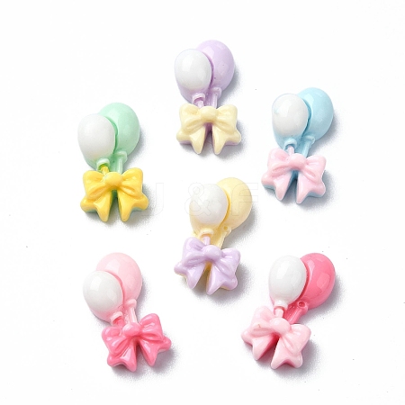 Macaron Color Opaque Resin Decoden Cabochons CRES-Q221-01G-1