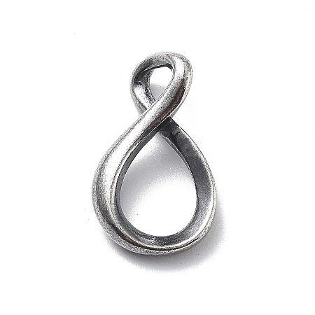 925 Sterling Silver Infinity Linking Rings STER-R001-05S-1