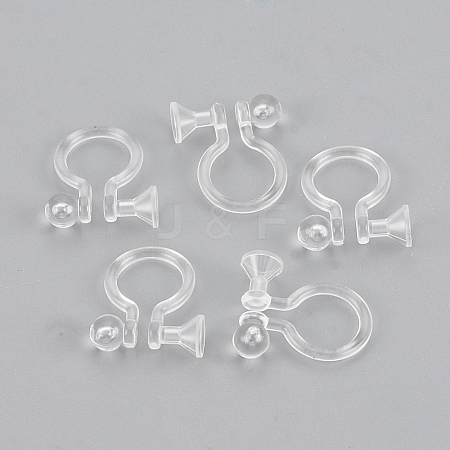 Plastic Clip-on Earring Findings KY-S155-06-1