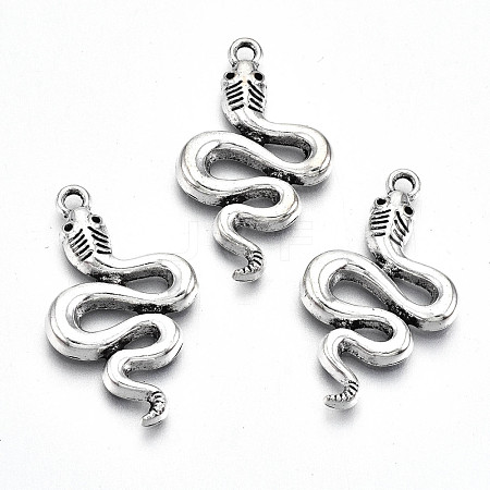 Tibetan Style Alloy Pendants TIBE-S323-053AS-RS-1