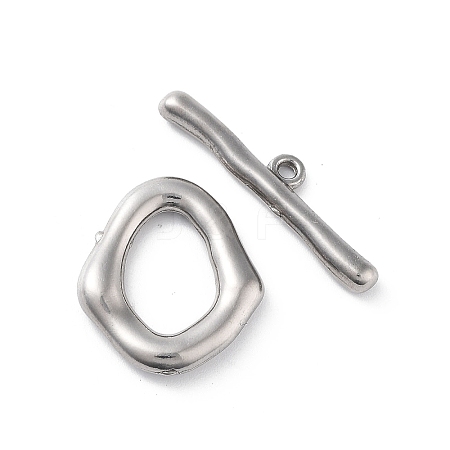 304 Stainless Steel Toggle Clasps STAS-A092-04A-P-1