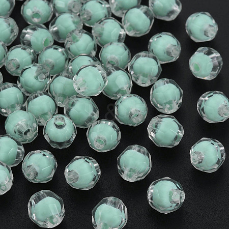 Transparent Acrylic Beads TACR-S152-17A-SS2111-1