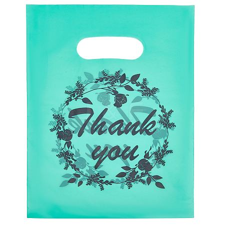 100Pcs Thank You Printed Eco-Friendly Reusable Bags ABAG-SP0001-61A-C-1