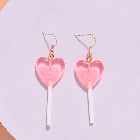 Stainless Steel Plastic Dangle Earrings FS-WG9C83A-05-1