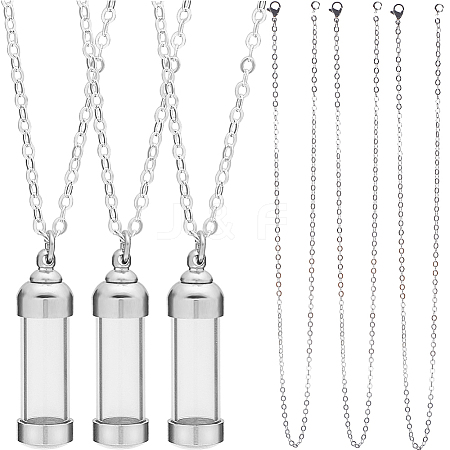 SUNNYCLUE DIY Openable Wish Bottle Necklace Making Kit DIY-SC0023-96-1