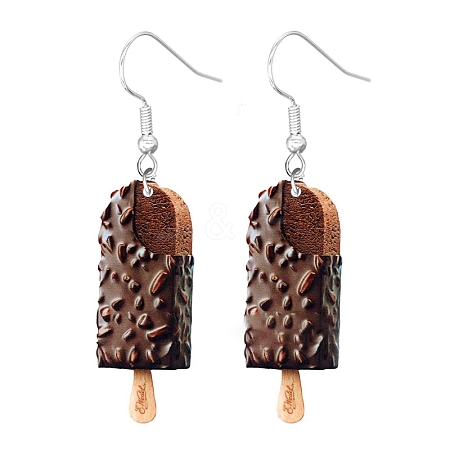 Acrylic Food Model Dangle Earrings PW-WG51A76-17-1