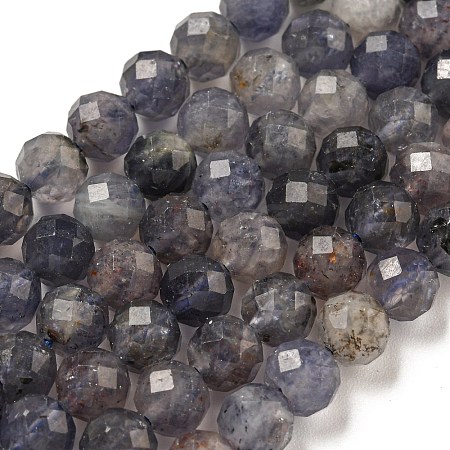 Natural Iolite Beads Strands G-J400-E05-02A-1