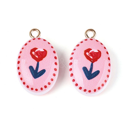 Printed Acrylic Pendants OACR-T030-48-1