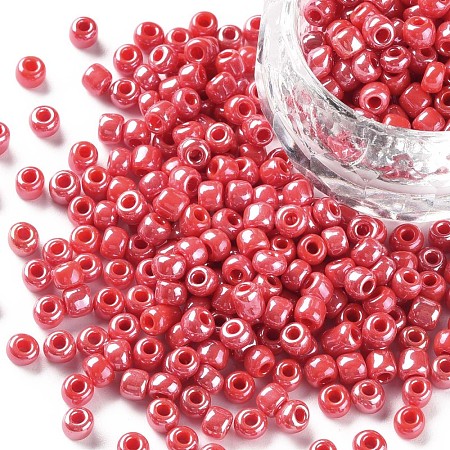 6/0 Glass Seed Beads SEED-US0003-4mm-125B-1