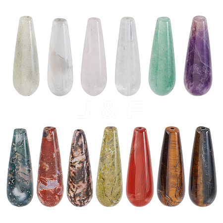 13Pcs 13 Styles Natural Mixed Gemstone Beads Sets G-GA0001-89-1