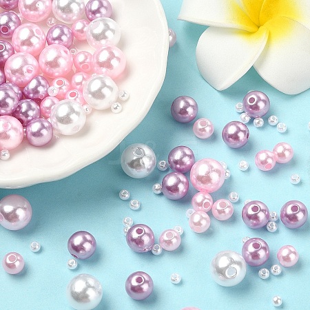 ABS Plastic Imitation Pearl Beads KY-YW0001-90B-1