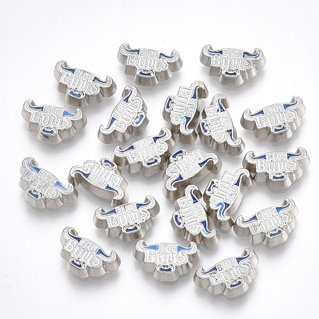 Alloy Enamel Cabochons PALLOY-T054-40-1