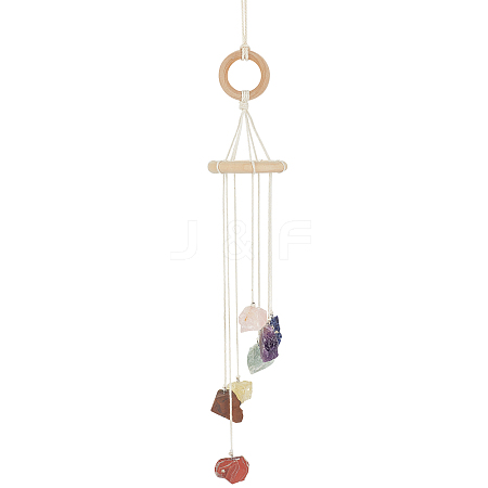 Ring Wind Chimes HJEW-WH0021-29A-1
