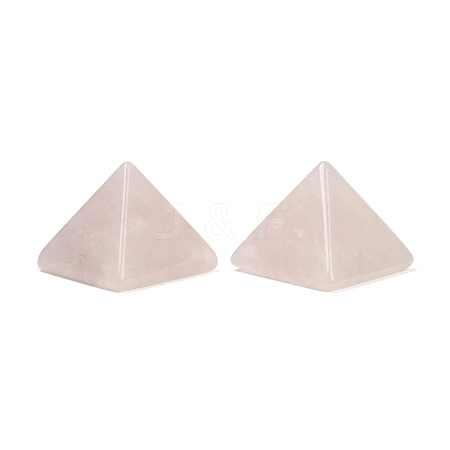 Natural Rose Quartz Orgonite Pyramid Display Decorations G-C186-07M-1