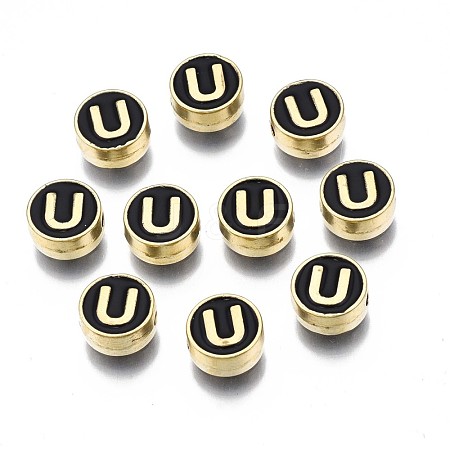 Alloy Enamel Beads ENAM-N052-006-02U-RS-1