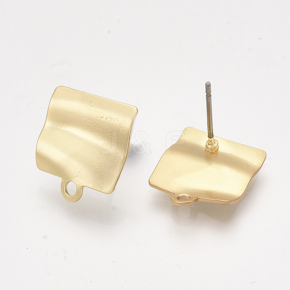 Wholesale Smooth Surface Iron Stud Earring Findings ...