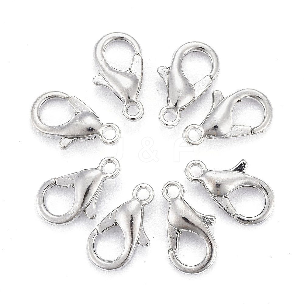 Wholesale Platinum Plated Zinc Alloy Lobster Claw Clasps ...