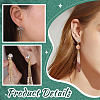 16Pcs 2 Style Brass Clip-on Earring Findings KK-PH0001-84-5