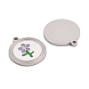 304 Stainless Steel Enamel Pendants STAS-L022-177B-P-2