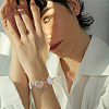 4 Sets Sublimation Blank Alloy Bracelet Making BJEW-FH0001-10C-6