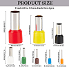 5 Sets Plastic & Stainless Steel Clay Round Hole Cutter TOOL-CP0001-44-2