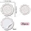 25Pcs Adhesive Wax Seal Stickers DIY-CP0009-11B-06-2