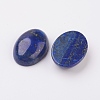 Natural Lapis Lazuli Flat Back Cabochons G-G741-13x18mm-15-2