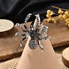 Plastic Beads Finger Rings RJEW-K387-06AS-4