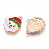 Christmas Theme Alloy Enamel Pendants ENAM-N056-403G-2