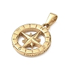 304 Stainless Steel Pendants STAS-A140-01B-G-2