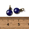 Brass Ename Charms KK-H487-22AB-03-3