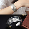 Tibetan Style Alloy Cuff Bangles FS-WGDEA5F-08-1