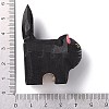 Cat Shape Wood Figurines DJEW-G043-01C-3