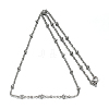 304 Stainless Steel Rolo Chains Necklaces NJEW-O083-A-07P-2