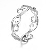 304 Stainless Steel Finger Rings for Women FS-WGFE90D-01-2