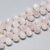 Natural Rose Quartz Beads Strands G-S357-C01-07-1