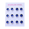 304 Stainless Steel Stud Earrings STAS-D0001-04A-3