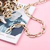 5 Strands 5 Colors Handmade Acrylic Cable Chains CHAC-SZ0001-02-7