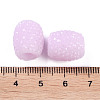 Opaque Resin European Jelly Colored Beads RESI-B025-02A-04-3