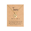 Brass Micro Pave Clear Cubic Zirconia Flat Round Constellation Pendant Necklaces PW-WGC3E00-11-1