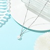 Natural Cultured Freshwater Pearl Potato Pendant 304 Stainless Steel Satellite Chain Necklaces for Women NJEW-JN06346-01-1