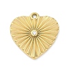 304 Stainless Steel Pendants LS-STAS-V003-05G-06-1